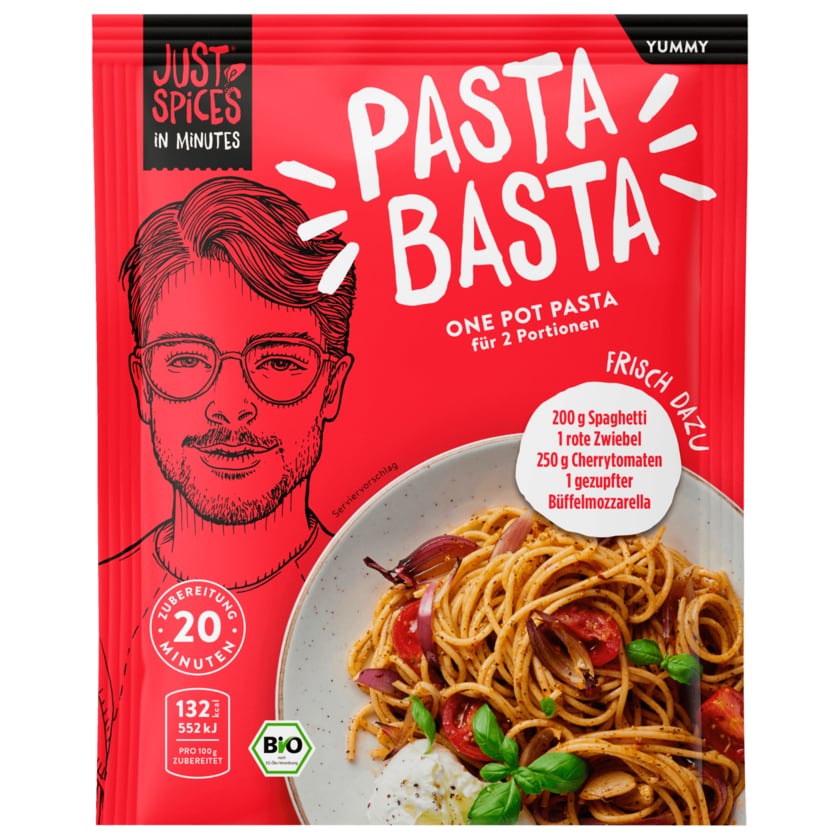 Just Spices In Minutes Bio Yummy One Pot Pasta 23g